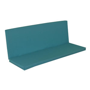 A & L Furniture Full Bench Cushion Cushions & Pillows Aqua / 4ft