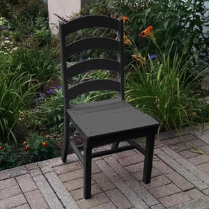 A & L Furniture Ladderback Dining Chair Outdoor Chairs Aruba Blue