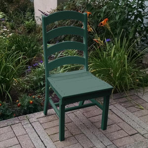 A & L Furniture Ladderback Dining Chair Outdoor Chairs Aruba Blue