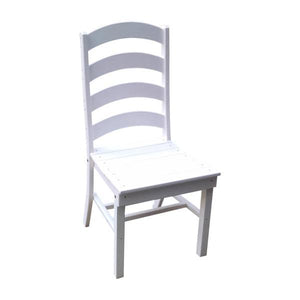 A & L Furniture Ladderback Dining Chair Outdoor Chairs Aruba Blue