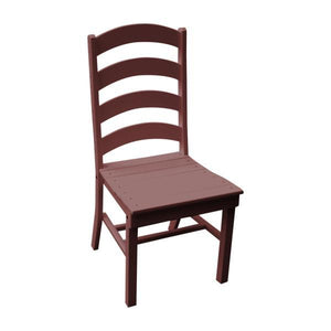 A & L Furniture Ladderback Dining Chair Outdoor Chairs Cherrywood