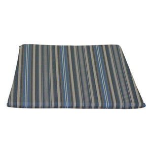 A & L Furniture Poly Dining Chair Seat Cushion Cushions & Pillows Blue Stripe
