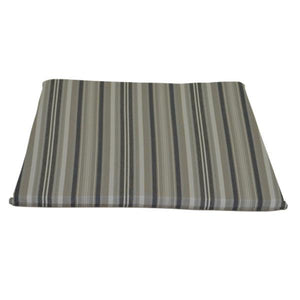 A & L Furniture Poly Dining Chair Seat Cushion Cushions & Pillows Gray Stripe