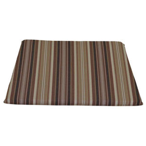 A & L Furniture Poly Dining Chair Seat Cushion Cushions & Pillows Maroon Stripe