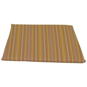 A & L Furniture Poly Dining Chair Seat Cushion Cushions & Pillows Orange Stripe