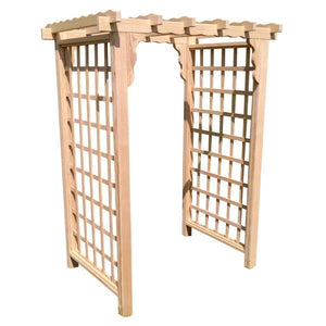 A & L Furniture Pressure Treated Yellow Pine Lexington Arbor Porch Swing Stands 4ft / Unfinished