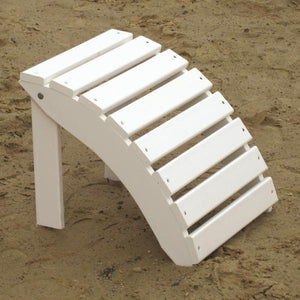 A & L Furniture Recycled Plastic Poly Folding Ottoman Ottoman Aruba Blue