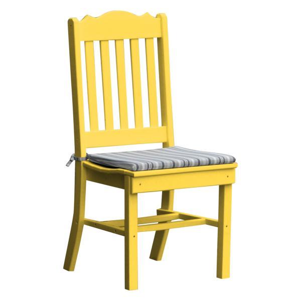 A &amp; L Furniture Royal Dining Chair Outdoor Chairs Lemon Yellow