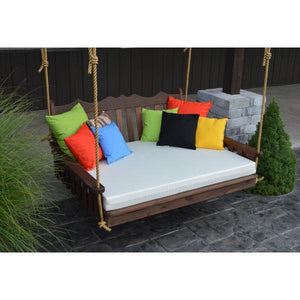 A & L Furniture Western Red Cedar Royal English Garden Swingbed Swing Beds 4ft / Unfinished