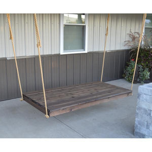 A & L Furniture Western Red Cedar Twin Mattress Newport Bed Swing Beds Unfinished