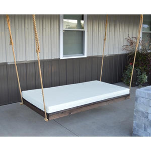 A & L Furniture Western Red Cedar Twin Mattress Newport Bed Swing Beds Unfinished