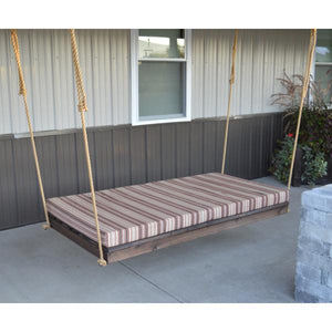 A & L Furniture Western Red Cedar Twin Mattress Newport Bed Swing Beds Unfinished