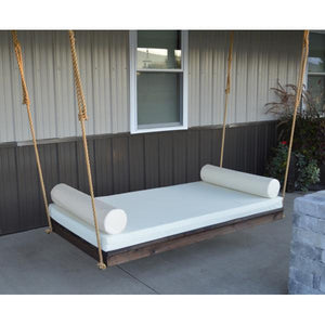 A & L Furniture Western Red Cedar Twin Mattress Newport Bed Swing Beds Unfinished