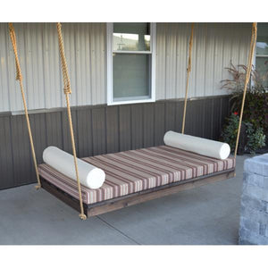 A & L Furniture Western Red Cedar Twin Mattress Newport Bed Swing Beds Unfinished
