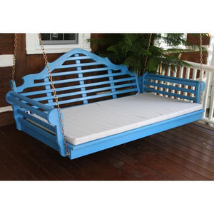 A & L Furniture Yellow Pine Marlboro Swing Bed Swing Beds 4ft / Unfinished / No