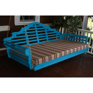 A & L Furniture Yellow Pine Marlboro Swing Bed Swing Beds 4ft / Unfinished / No