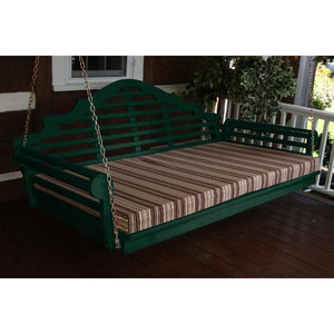 A & L Furniture Yellow Pine Marlboro Swing Bed Swing Beds 4ft / Unfinished / No