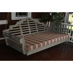 A & L Furniture Yellow Pine Marlboro Swing Bed Swing Beds 4ft / Unfinished / No