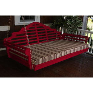 A & L Furniture Yellow Pine Marlboro Swing Bed Swing Beds 4ft / Unfinished / No