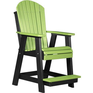 Adirondack Balcony Chair Adirondack Chair Lime Green & Black