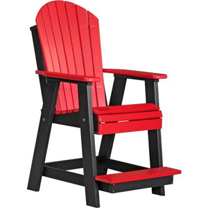Adirondack Balcony Chair Adirondack Chair Red & Black