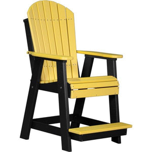 Adirondack Balcony Chair Adirondack Chair Yellow & Black