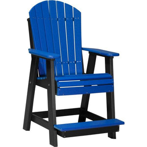 Adirondack Balcony Chair Adirondack Chair Blue & Black