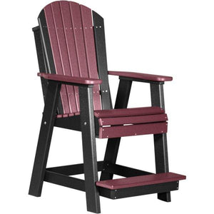 Adirondack Balcony Chair Adirondack Chair Cherrywood & Black