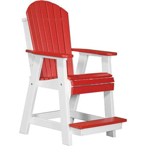 Adirondack Balcony Chair Adirondack Chair Red & White
