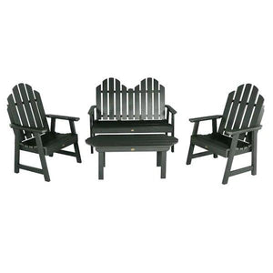 Adirondack Classic Westport Garden Conversation Set Conversation Set Charleston Green