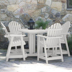 Adirondack Hamilton 5pc Round Counter Height Outdoor Dining Set Dining Set
