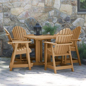 Adirondack Hamilton 5pc Round Counter Height Outdoor Dining Set Dining Set