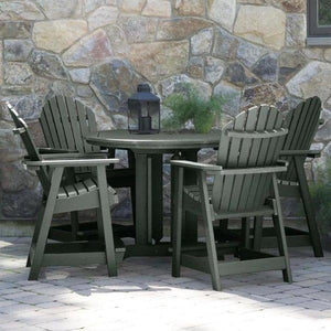 Adirondack Hamilton 5pc Round Counter Height Outdoor Dining Set Dining Set