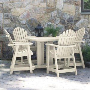 Adirondack Hamilton 5pc Round Counter Height Outdoor Dining Set Dining Set