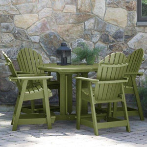 Adirondack Hamilton 5pc Round Counter Height Outdoor Dining Set Dining Set