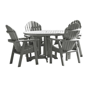 Adirondack Hamilton 5pc Round Dining Set Dining Set Coastal Teak