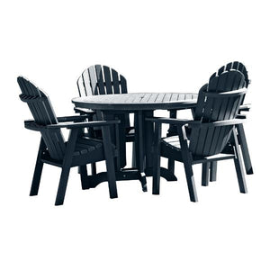 Adirondack Hamilton 5pc Round Dining Set Dining Set Federal Blue