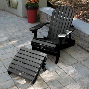 Adirondack Hamilton Folding & Reclining Chair with Folding Ottoman Outdoor Chair