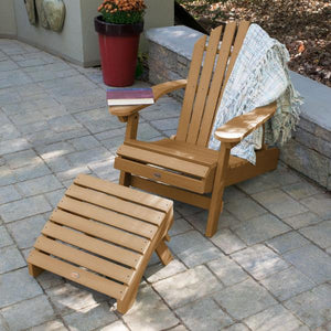 Adirondack Hamilton Folding & Reclining Chair with Folding Ottoman Outdoor Chair