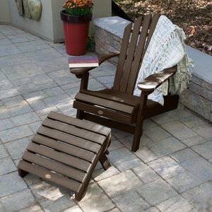 Adirondack Hamilton Folding & Reclining Chair with Folding Ottoman Outdoor Chair