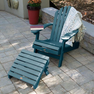 Adirondack Hamilton Folding & Reclining Chair with Folding Ottoman Outdoor Chair