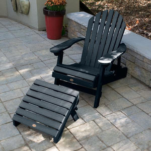 Adirondack Hamilton Folding & Reclining Chair with Folding Ottoman Outdoor Chair