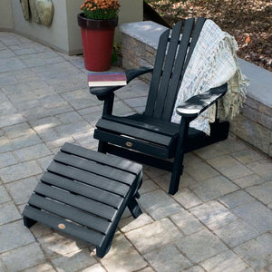 Adirondack Hamilton Folding & Reclining Chair with Folding Ottoman Outdoor Chair