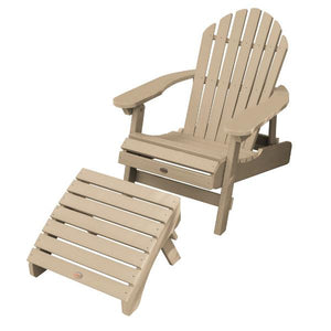 Adirondack Hamilton Folding & Reclining Chair with Folding Ottoman Outdoor Chair