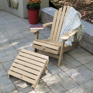 Adirondack Hamilton Folding & Reclining Chair with Folding Ottoman Outdoor Chair