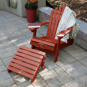 Adirondack Hamilton Folding & Reclining Chair with Folding Ottoman Outdoor Chair