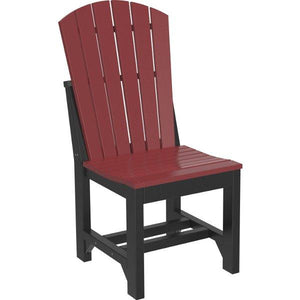 Adirondack Side Chair Side Chair Dining Height / Cherrywood & Black