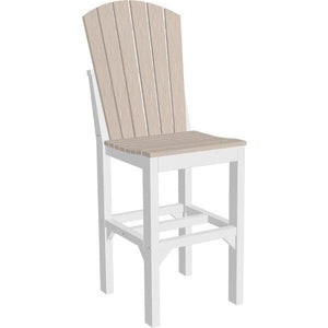 Adirondack Side Chair Side Chair Bar Height / Birch & White