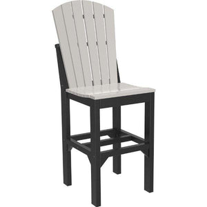Adirondack Side Chair Side Chair Bar Height / Dove Gray & Black
