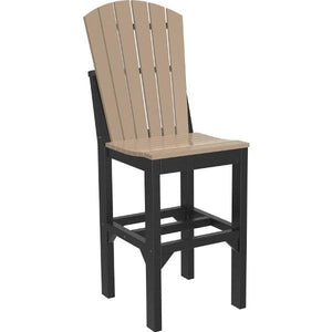 Adirondack Side Chair Side Chair Bar Height / Weatherwood & Black